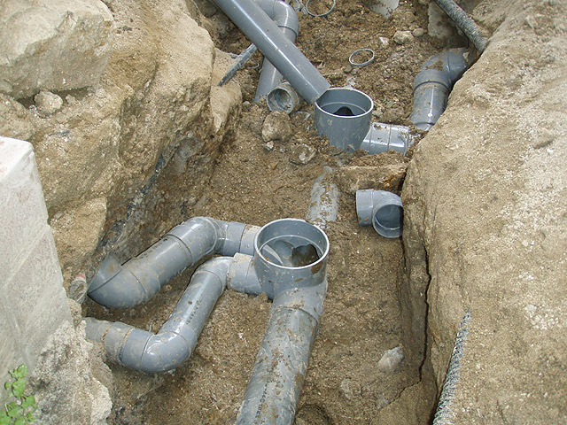 汚水管改修工事